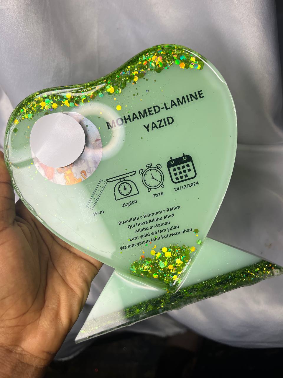 cadre cœur naissance