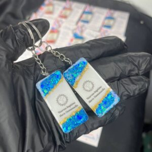 porte clé mini rectangulaires Lux